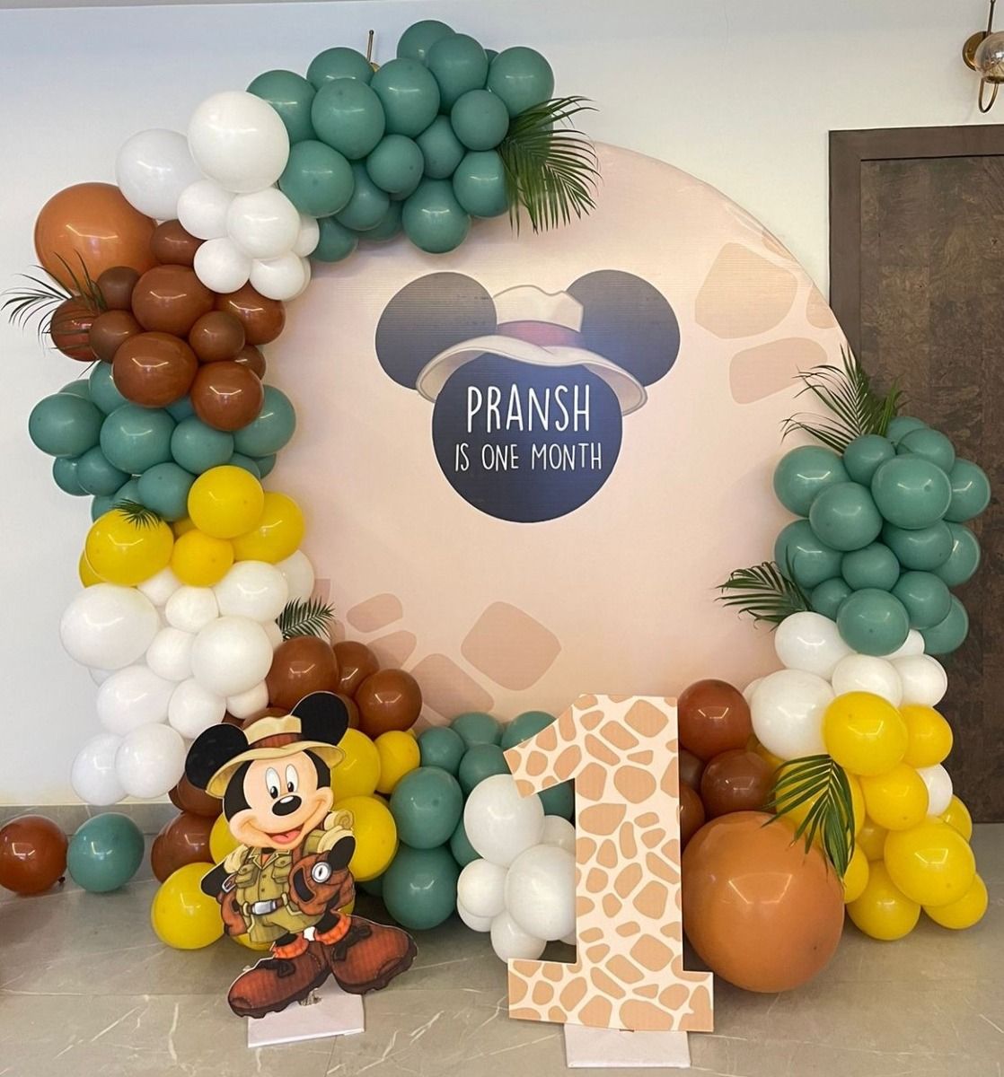 Jungle Safari Mickey Theme Baby Celebration