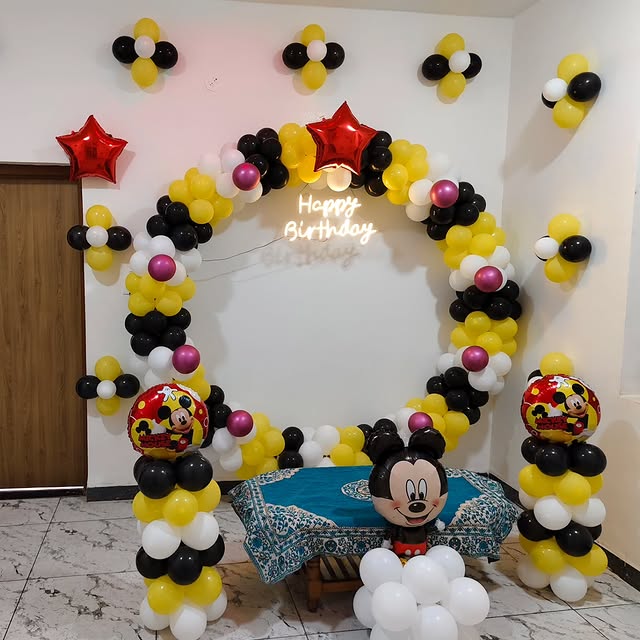 Mickey Magic Birthday Backdrop