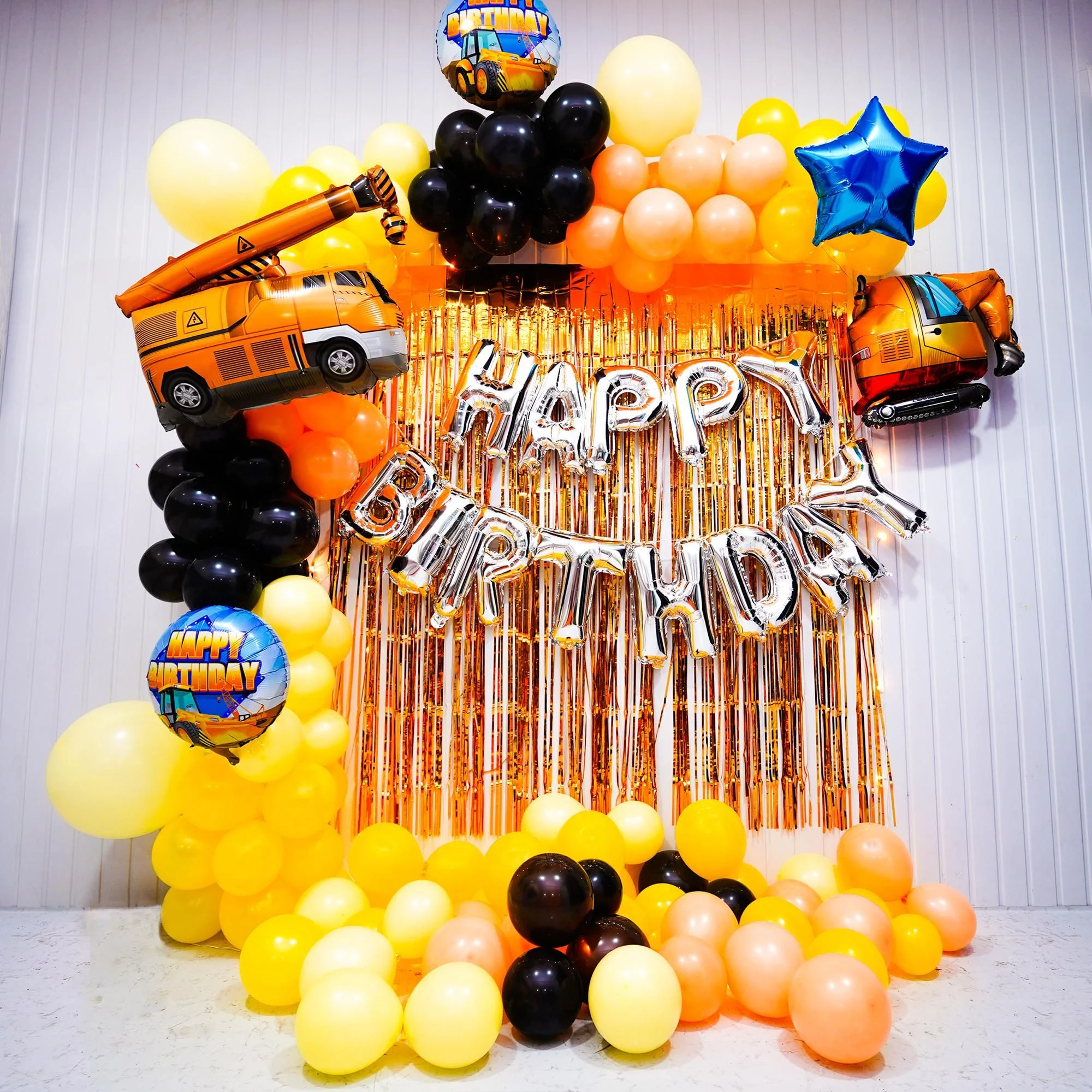Mini Construction Site Birthday Decor