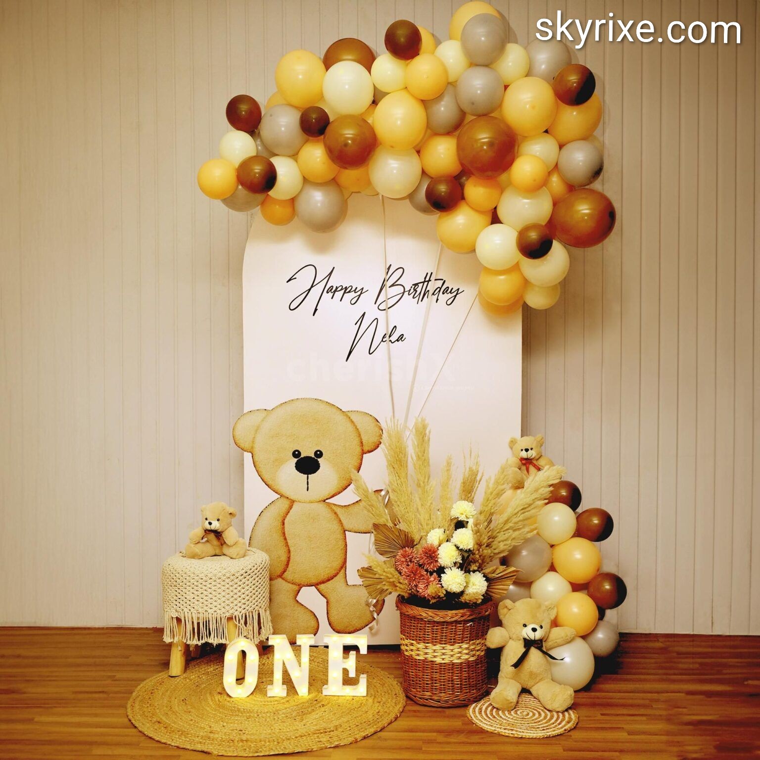 Birthday Decoration Teddy Bear theme