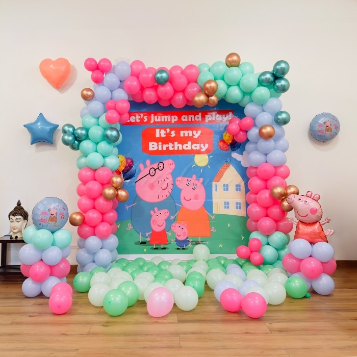 Peppa Pig Birthday Decoration
