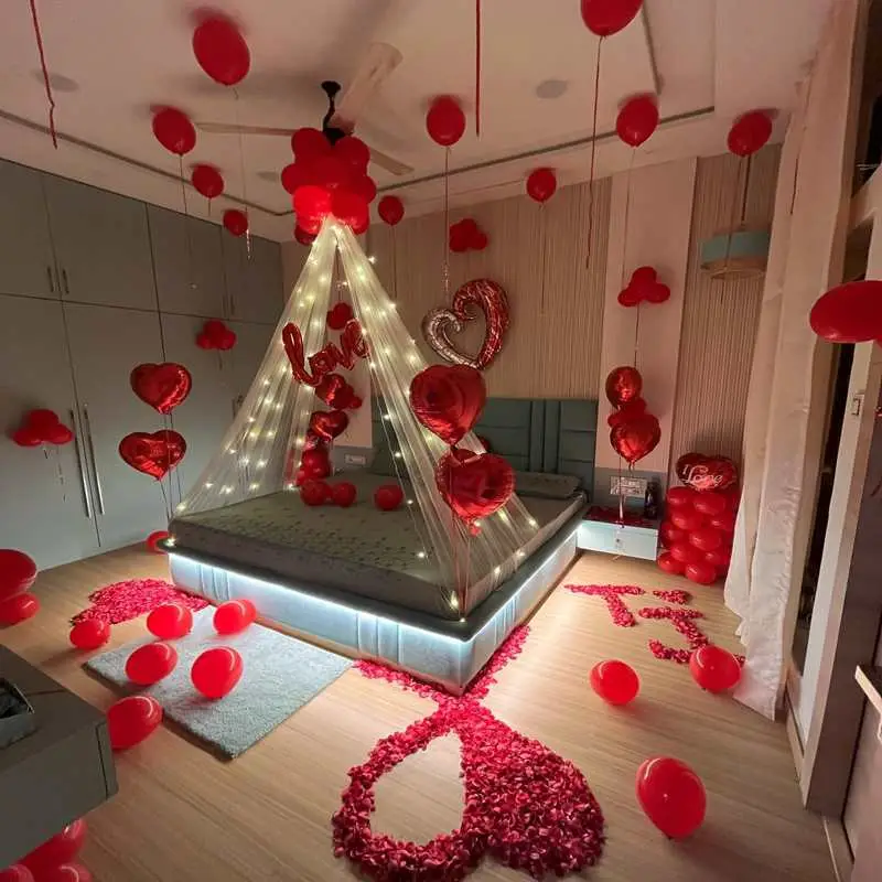Romantic Canopy Love Room Decor