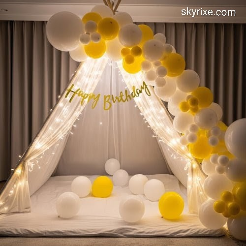 Canopy Tent with Balloon  Decoration