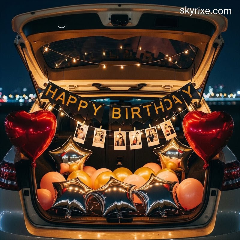 Car Boot Birthday Surprise At Photos
