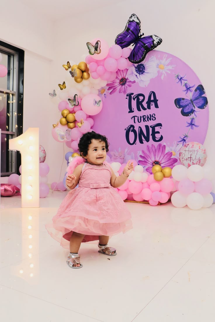 Butterfly Bliss 1st Birthday Theme