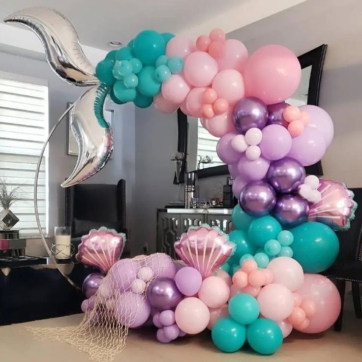 Mermaid Tail Balloon Arch