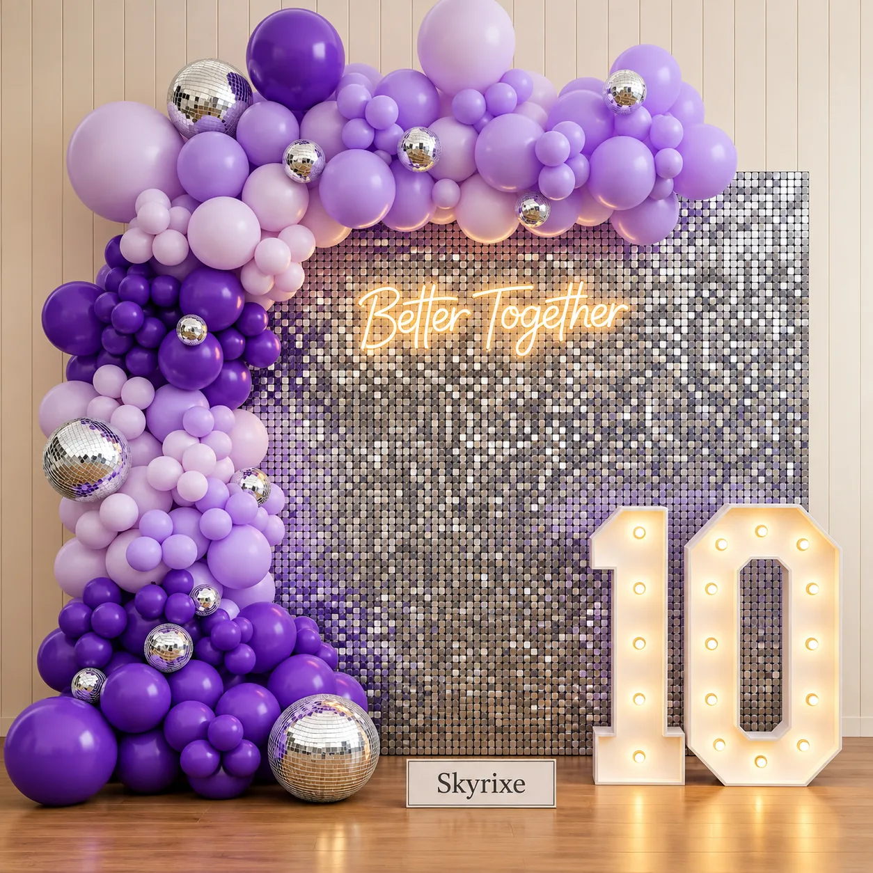 Better Together Sequin Backdrop