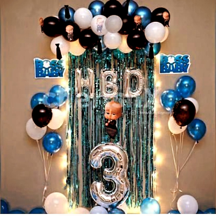 Boss Baby Birthday Balloon Decoration
