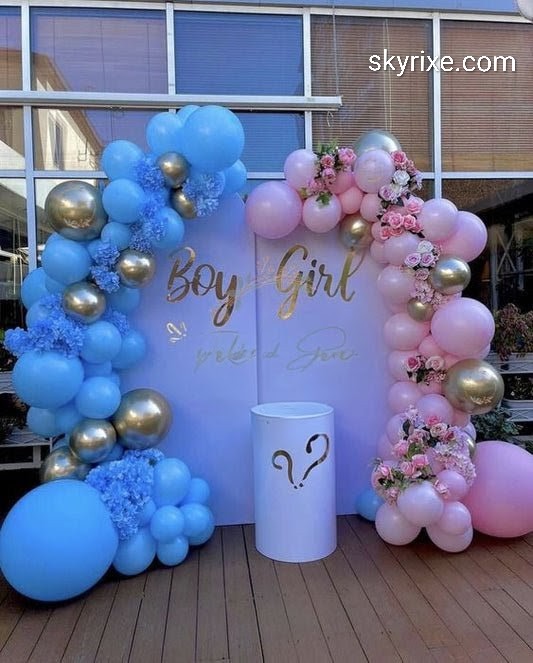 Boy And Girl Reveal Balloon Decor