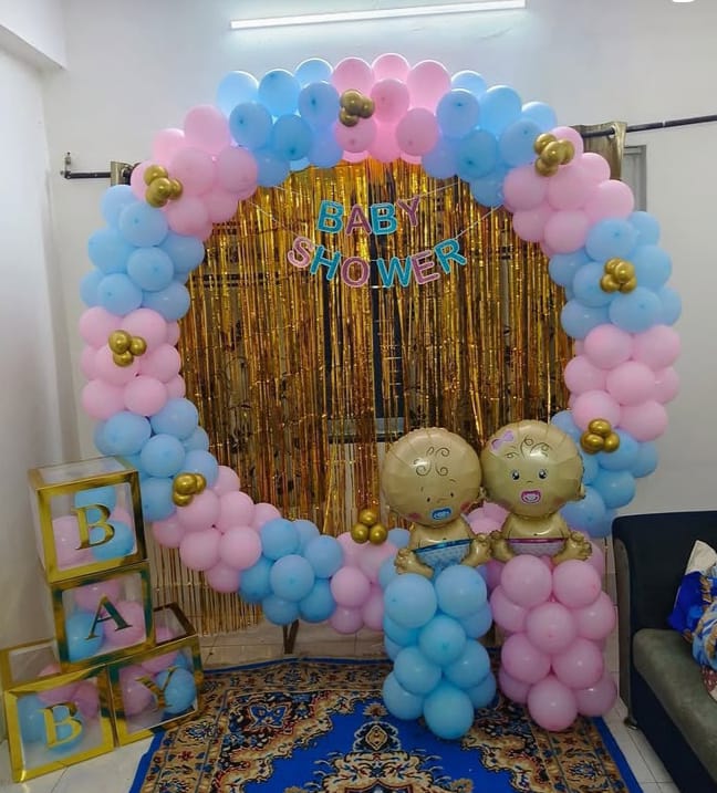 Baby Shower Balloon Arch Decoration