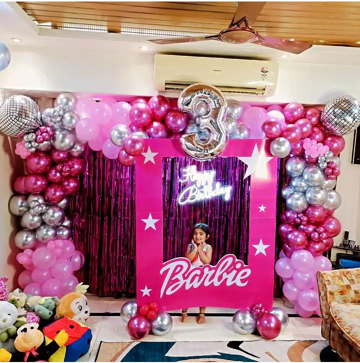 Barbie Themed Birthday Backdrop