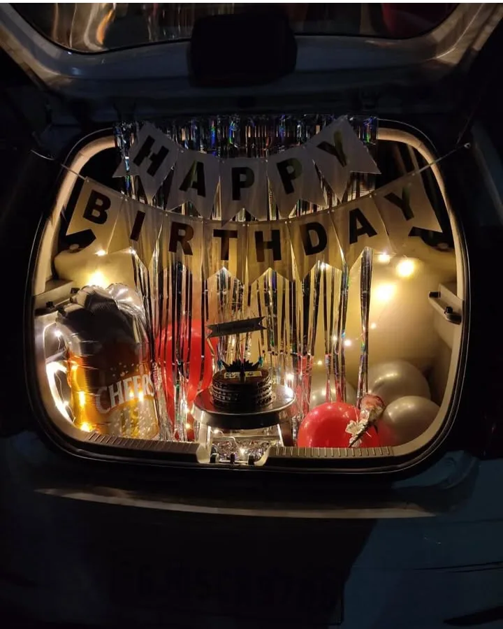 Car Trunk Birthday Surprise
