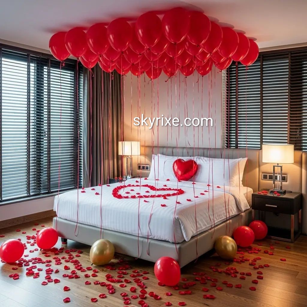 Romantic Balloon Surprise Decoration