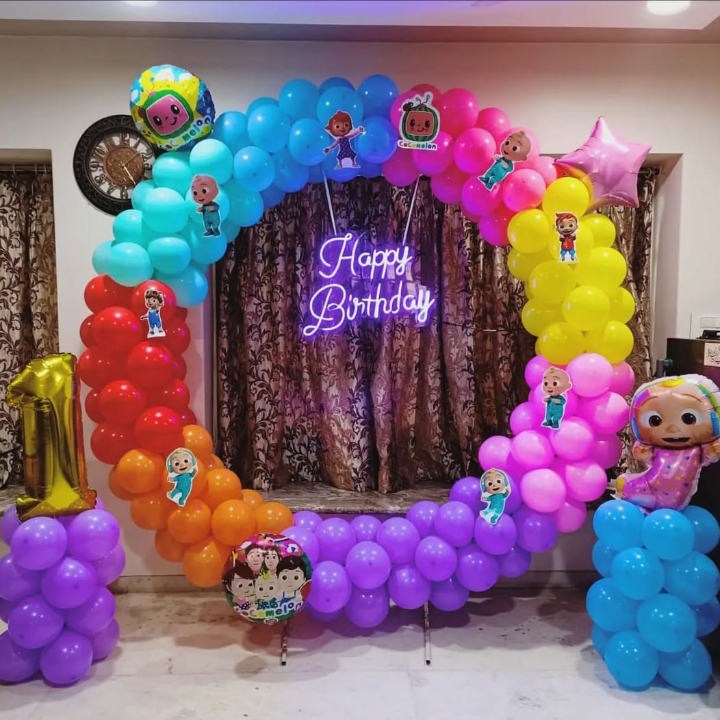 Cocomelon Rainbow Birthday