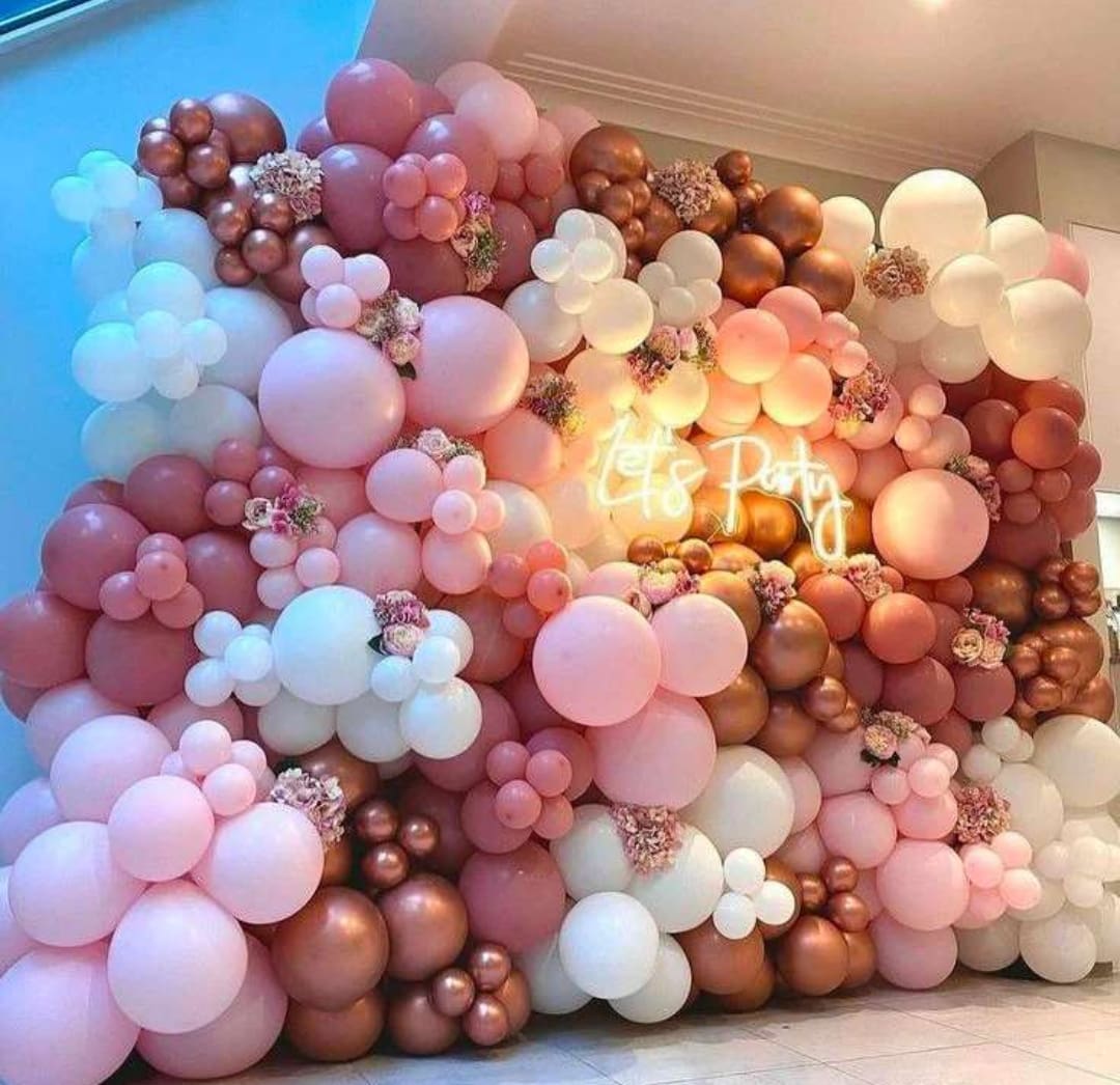 Balloon Wall Birthday Decoration