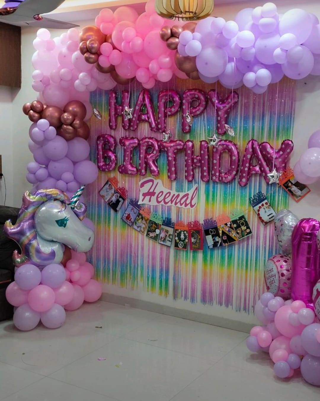 Enchanted Unicorn Themed Birthday Decoration