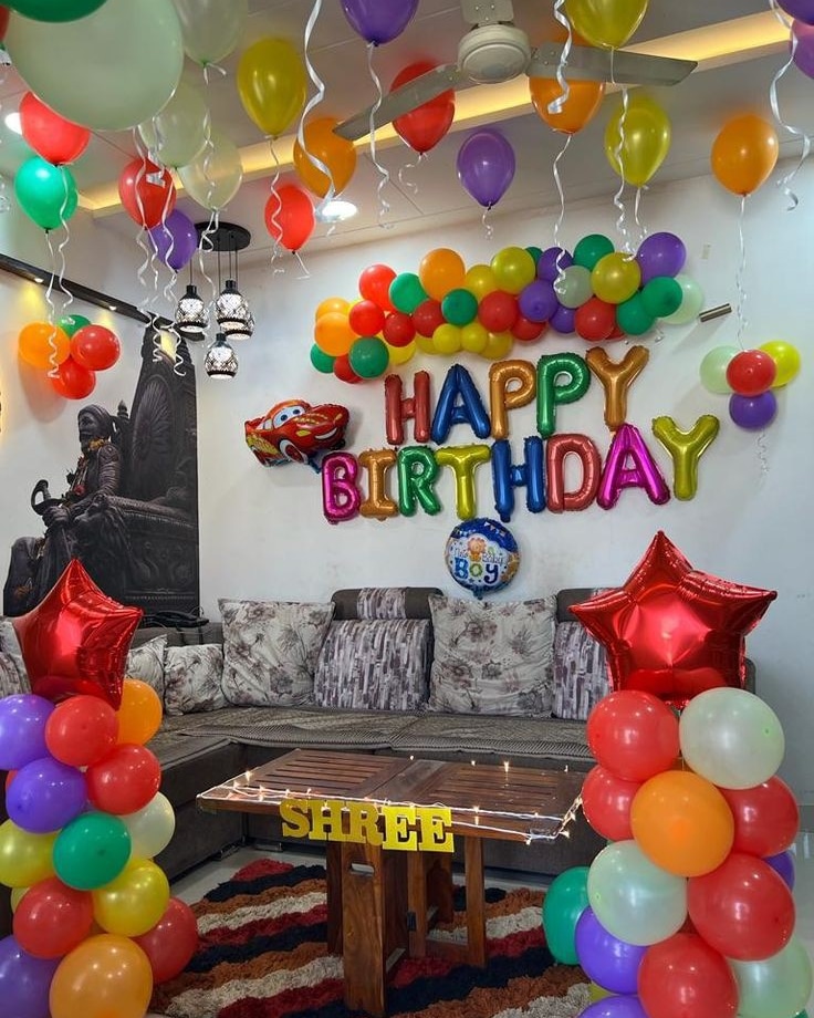 Colorful Rainbow Birthday Celebration