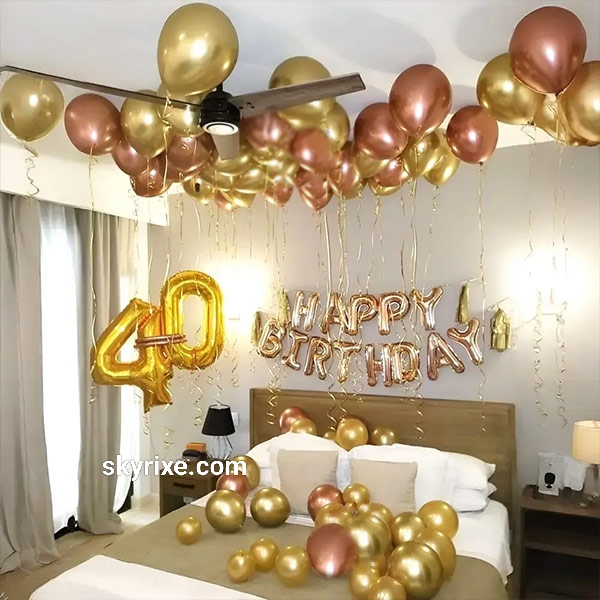 Birthday Ceiling Balloon Decoration