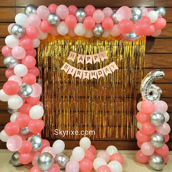 6th Birthday Balloon Decoration
