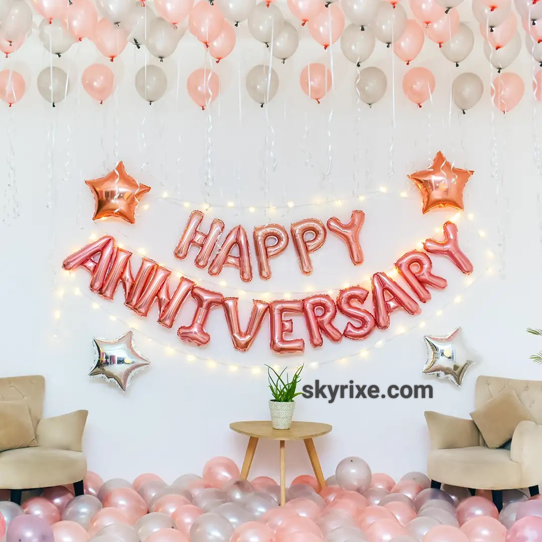 Rose Anniversary Ceiling Surprise Decor
