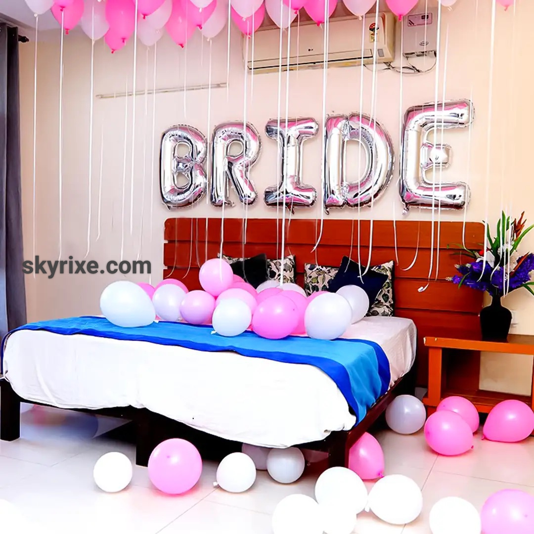 Blushing Bride Bedroom Surprise Decor