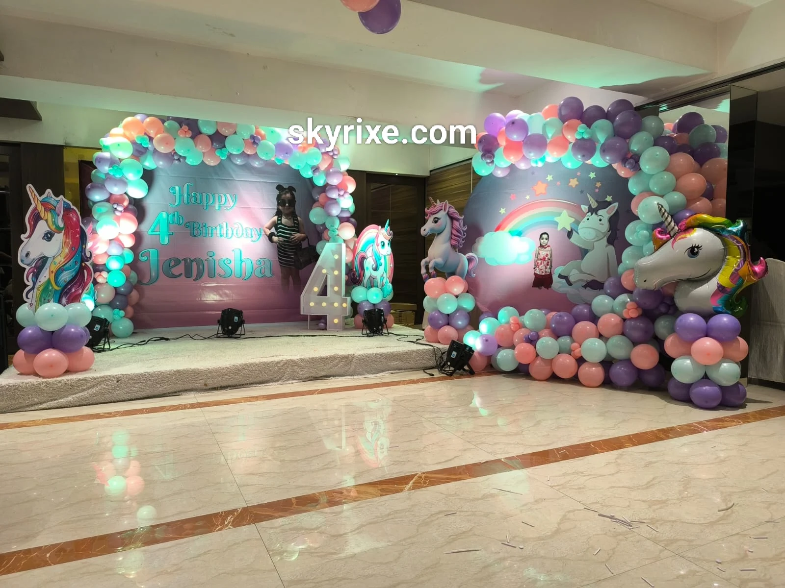 Unicorn Theme For Girls Birthday