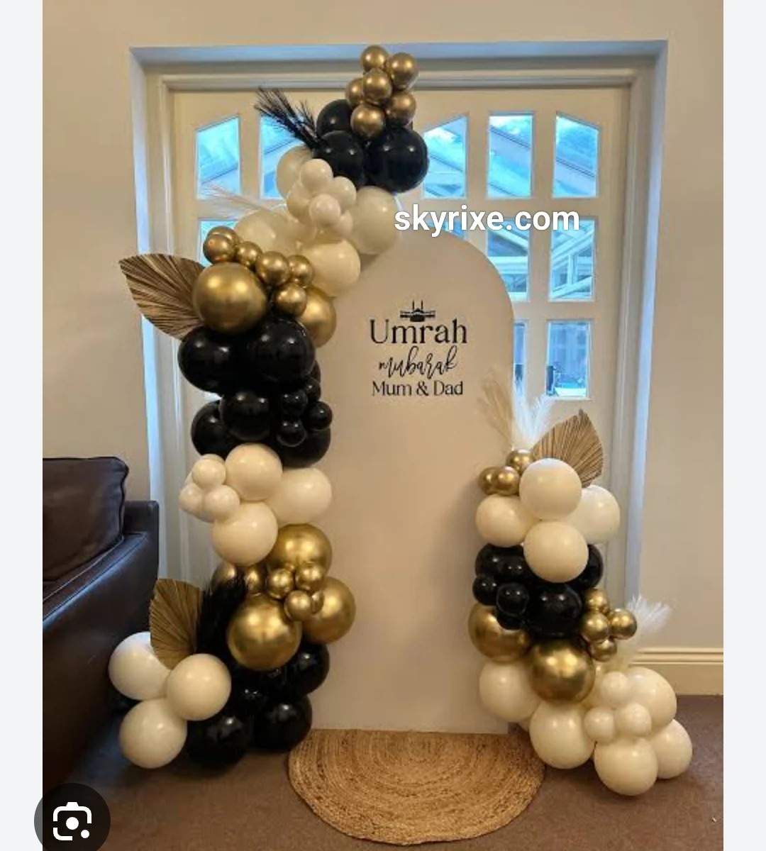 Arch Backdrop Panel Setup