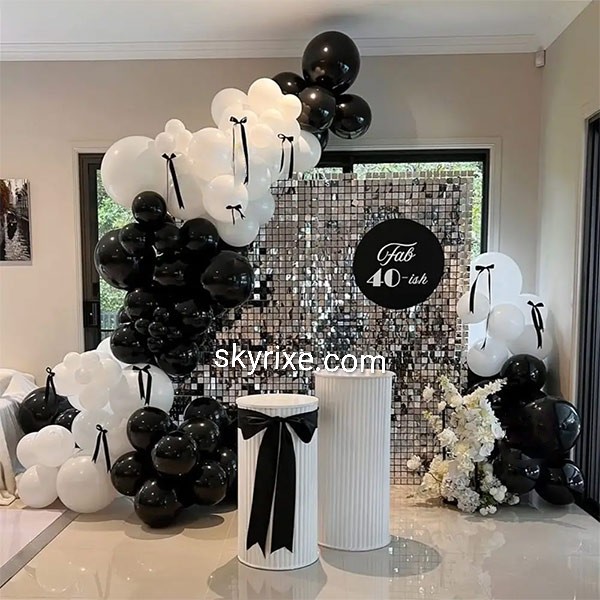 Birthday Sequin Backdrop Decoration