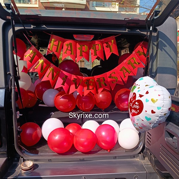 Love Trunk Anniversary Car Surprise