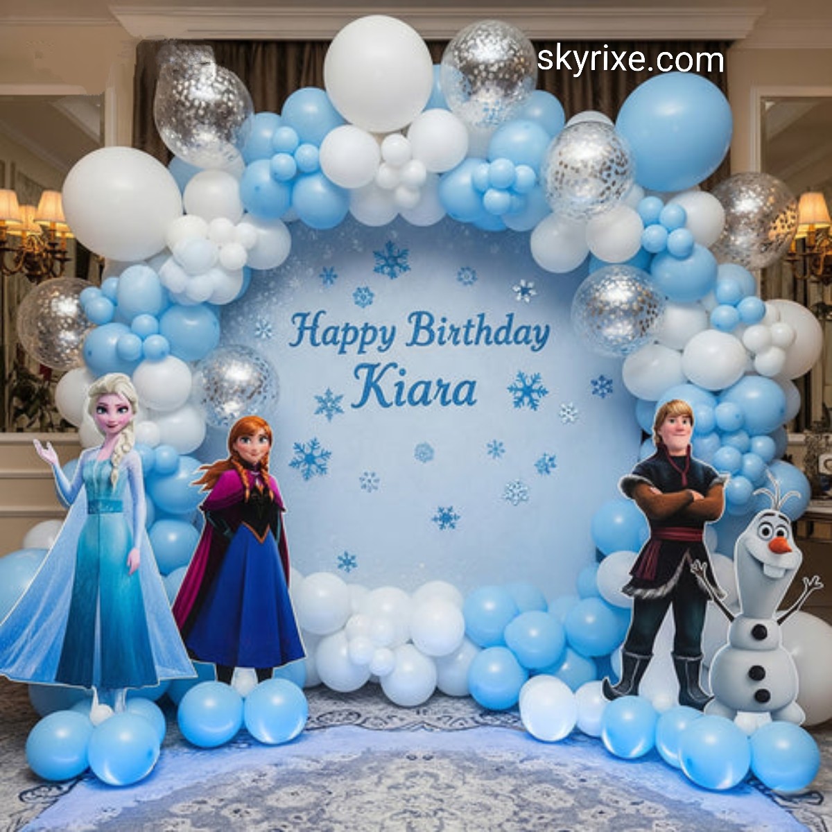 Frozen Theme Birthday Decoration