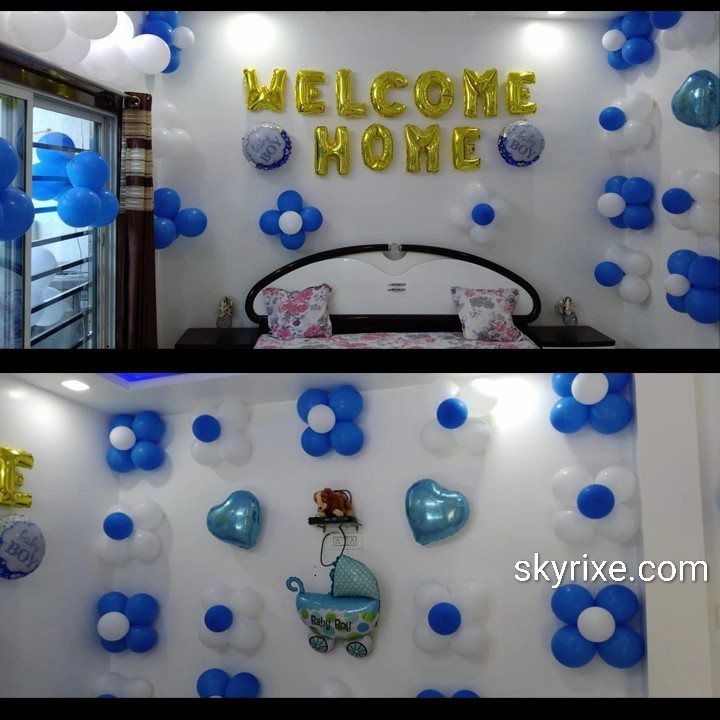 Welcome Baby Boy Decoration