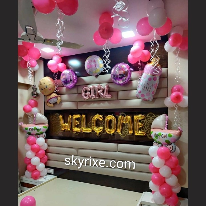 Welcome Baby Girl Theme decor