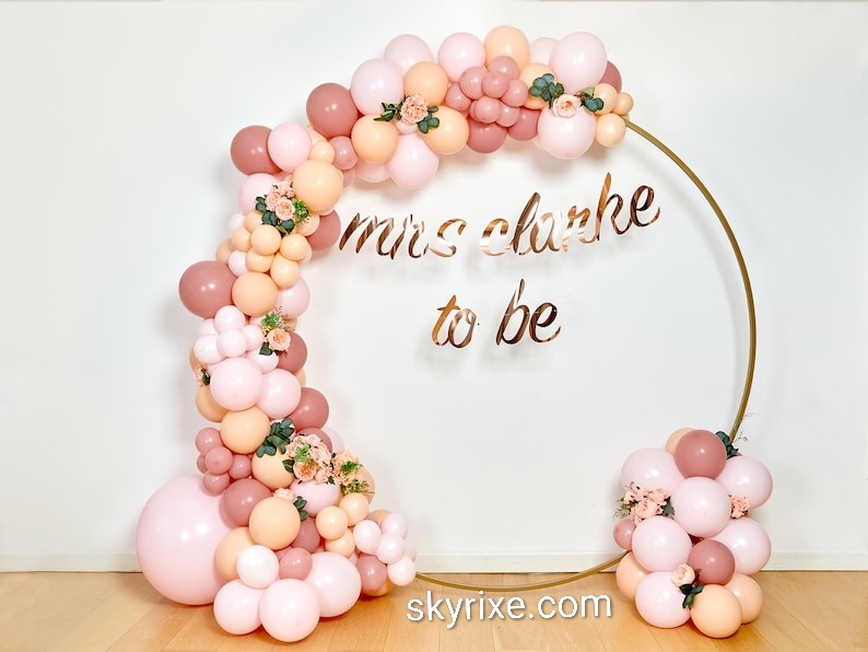 Bride To Be Balloon Floral Ring