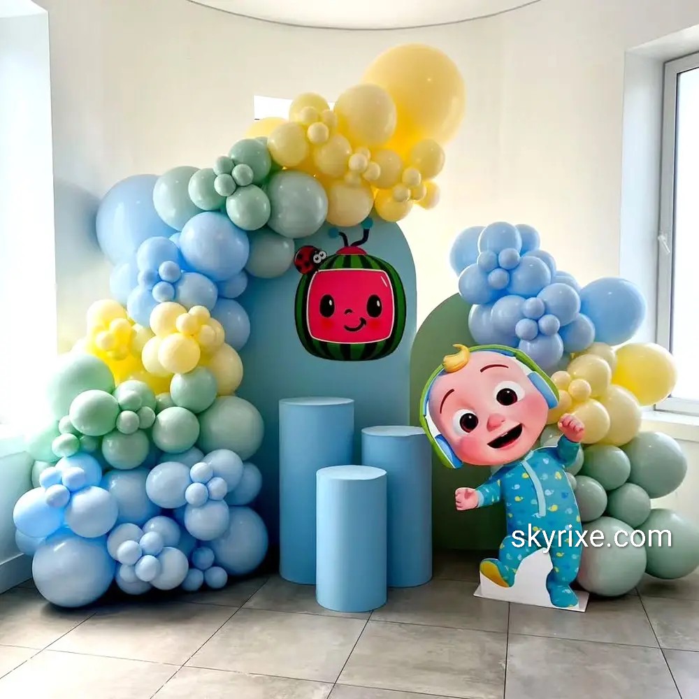 Cocomelon Theme Birthday Decoration