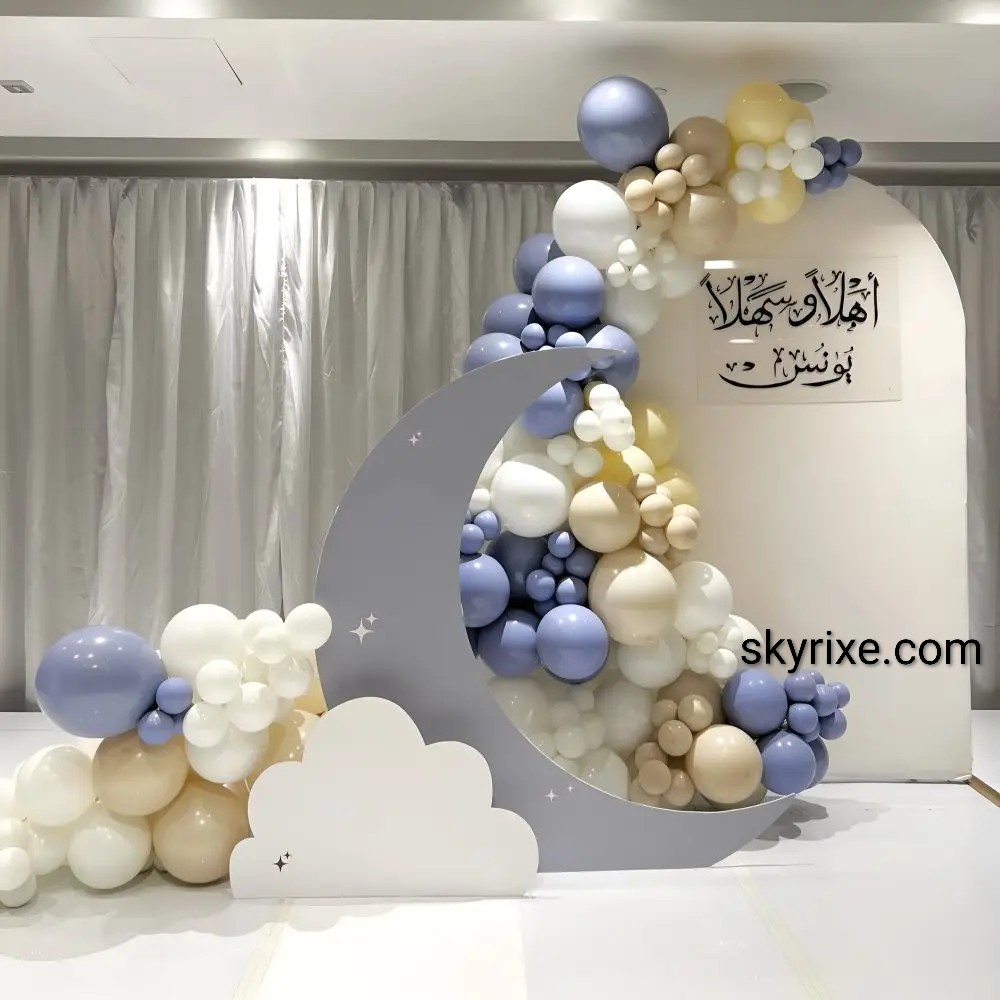 Baby Welcome Moon Theme Decoration