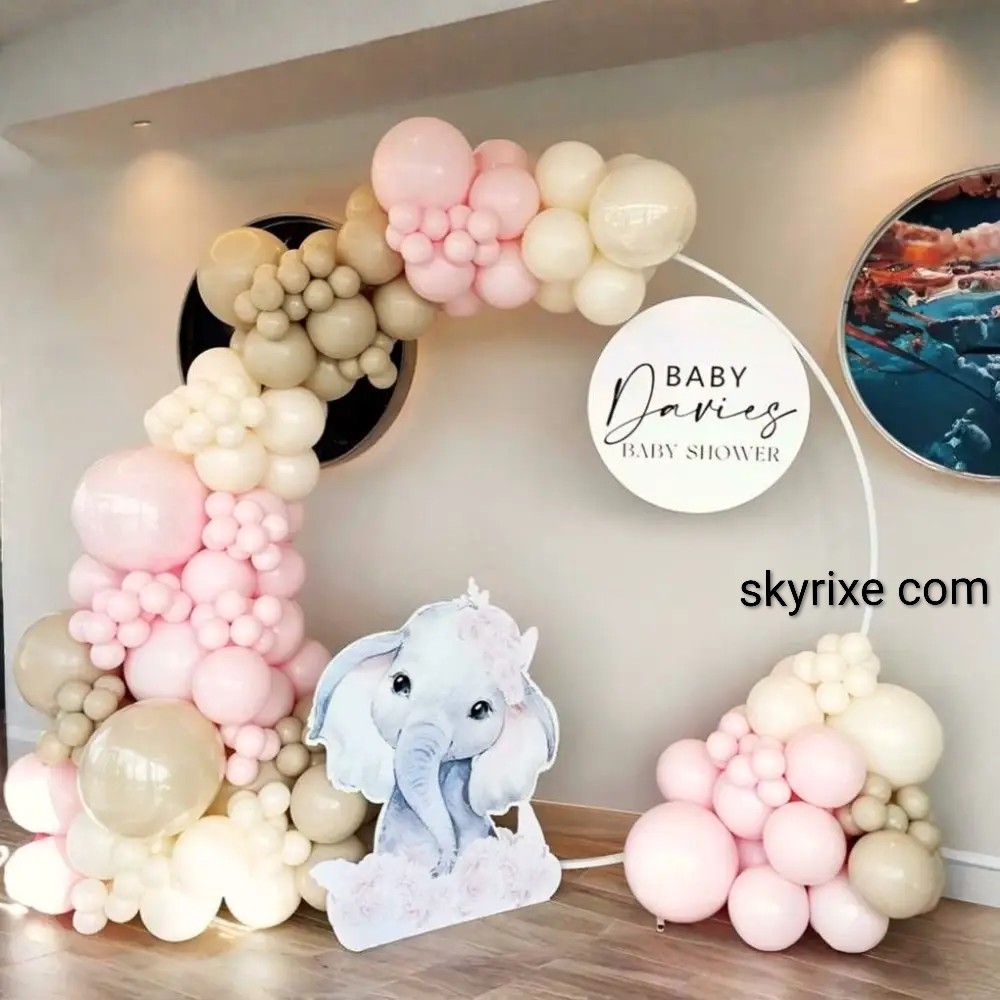 Baby Shower Balloon Ring Decoration