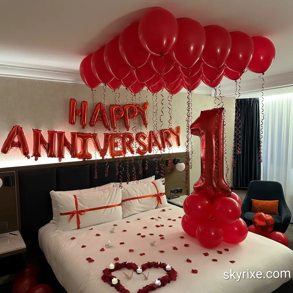 1st Anniversary Room Decoration