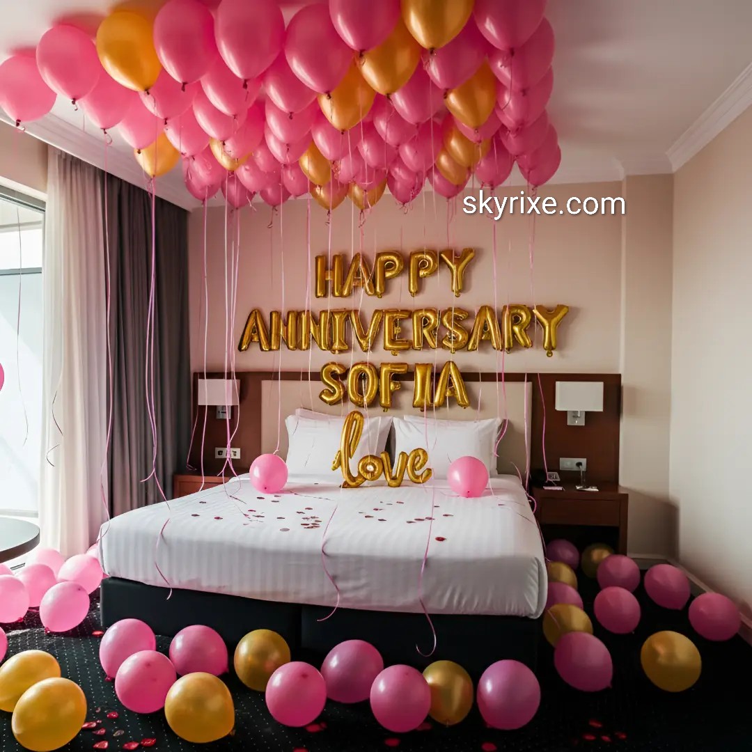 Anniversary For Room Decoration