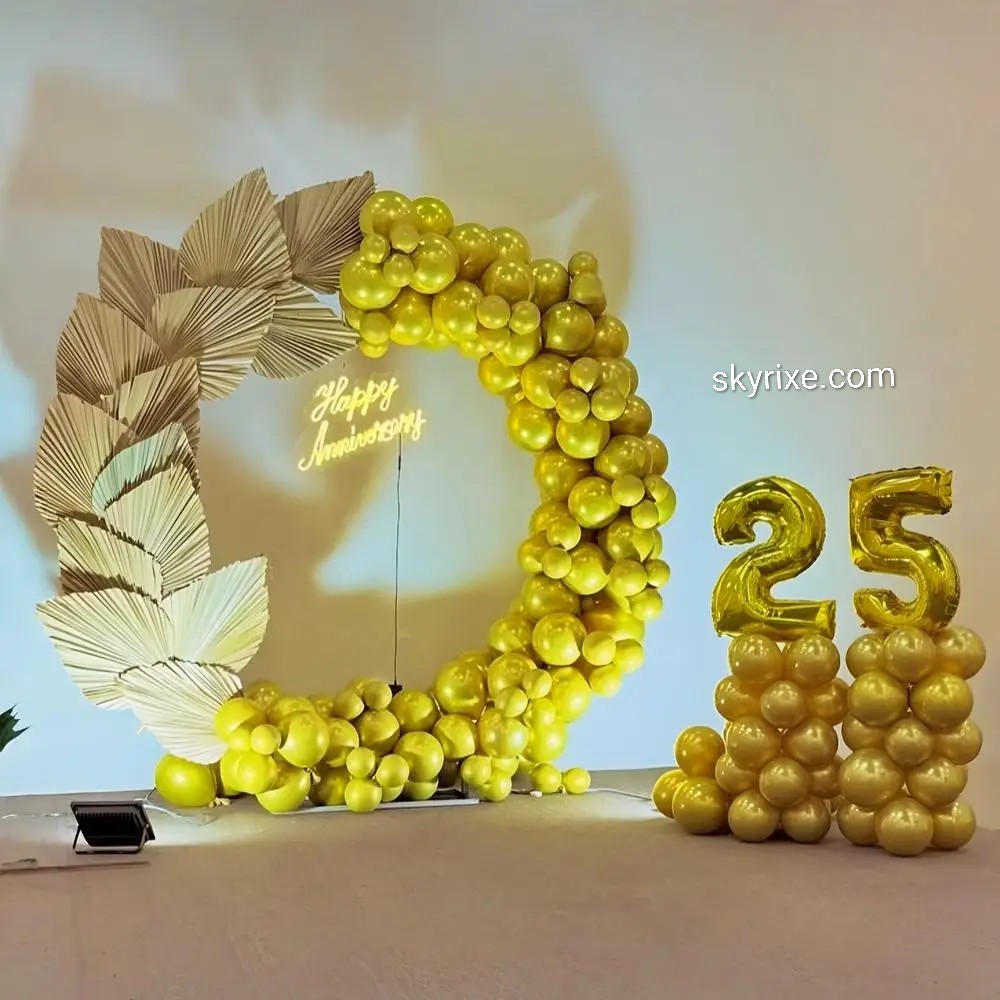 Anniversary Balloon Backdrop