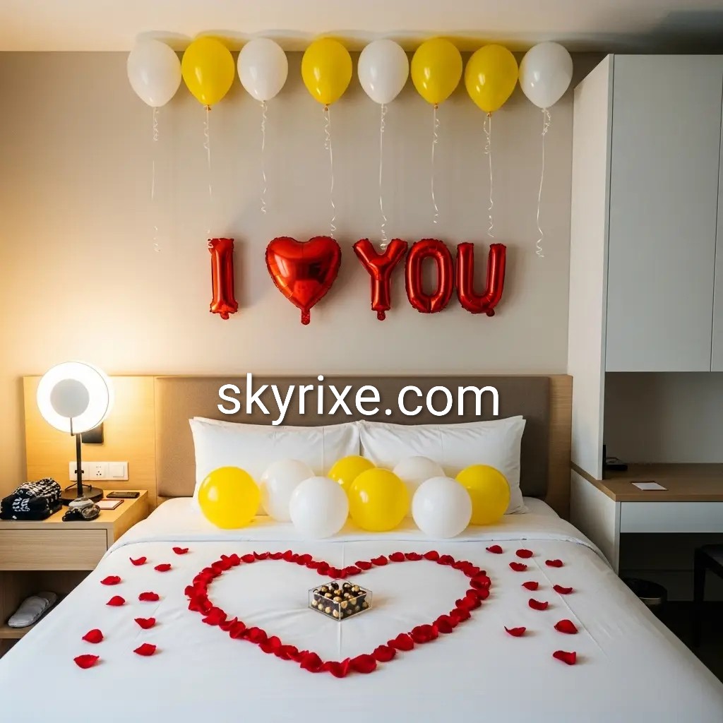 Romantic I Love You Bedroom Decoration
