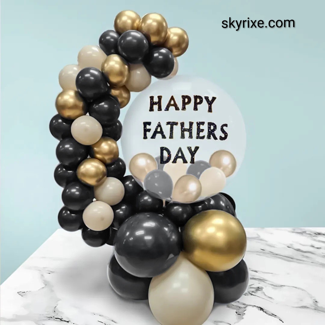 Classic Gentleman Father Day Balloon Hoop