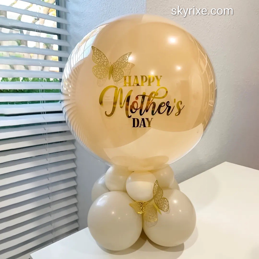 Golden Grace Mother’s Day Bubble Balloon Stand