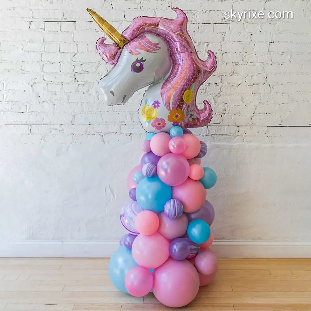Enchanted Unicorn Balloon Column