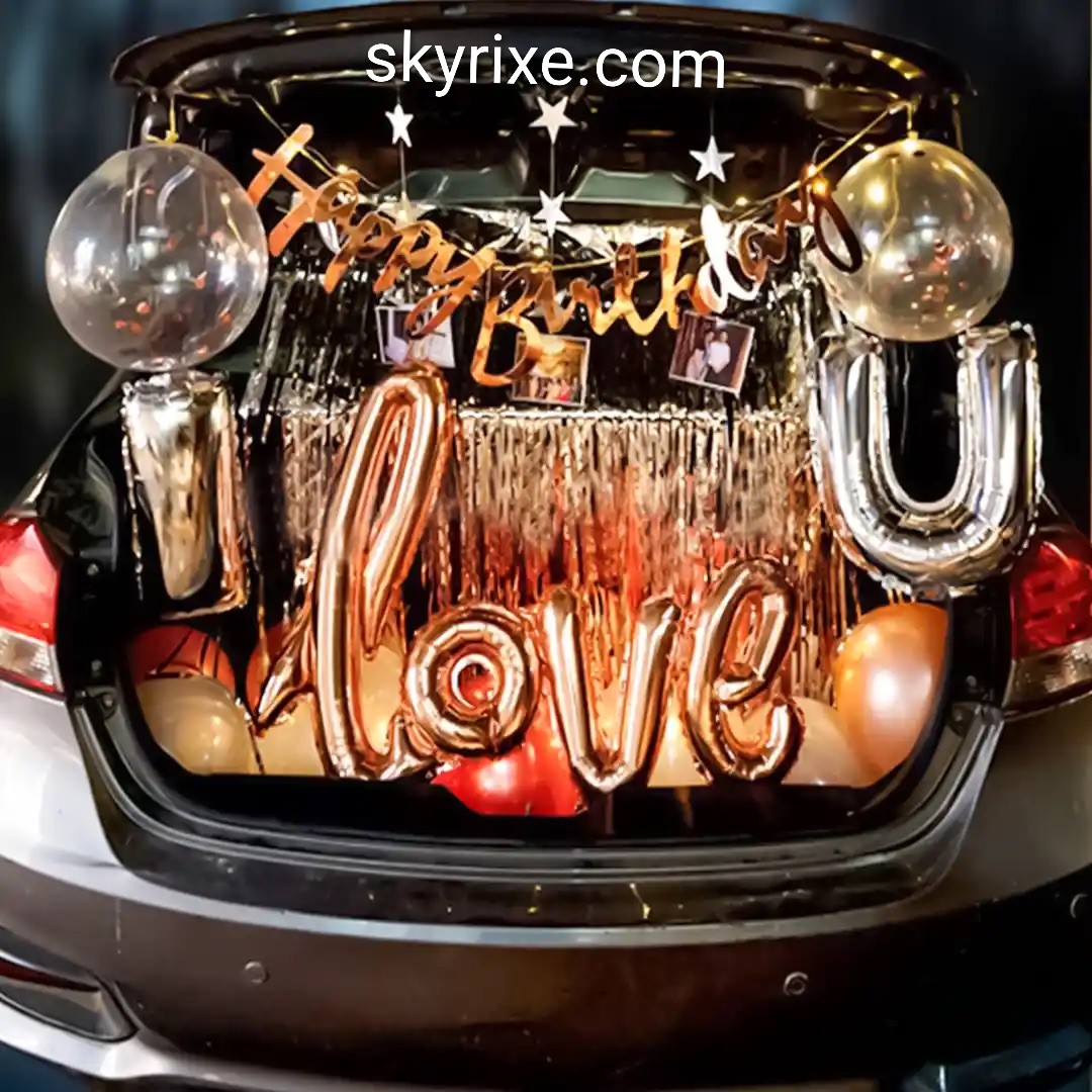 Car Boot Birthday Surprise Decor