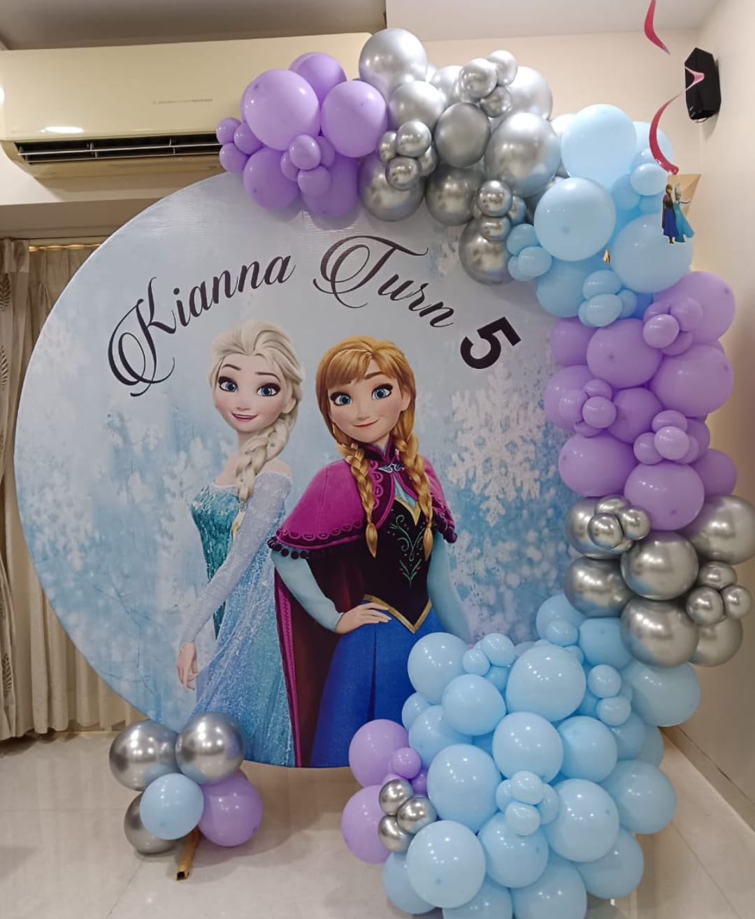 Frozen Themed Birthday Backdrop