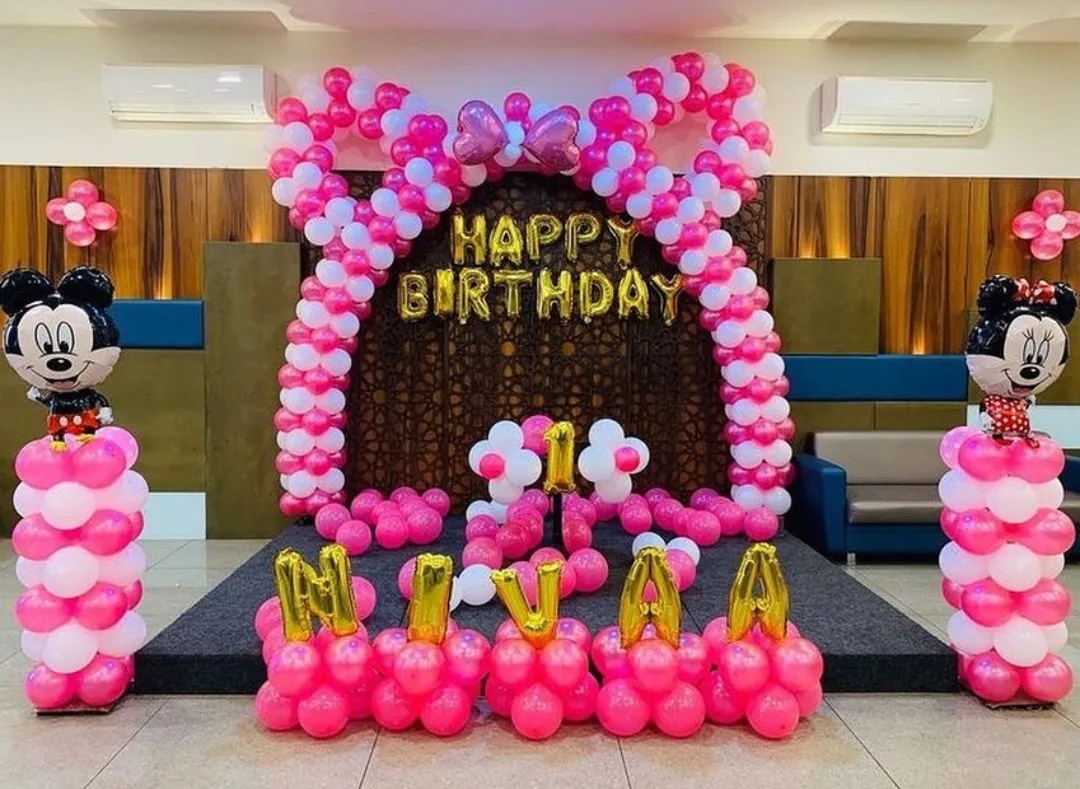 Minnie And Mickey Mouse Birthday Theme