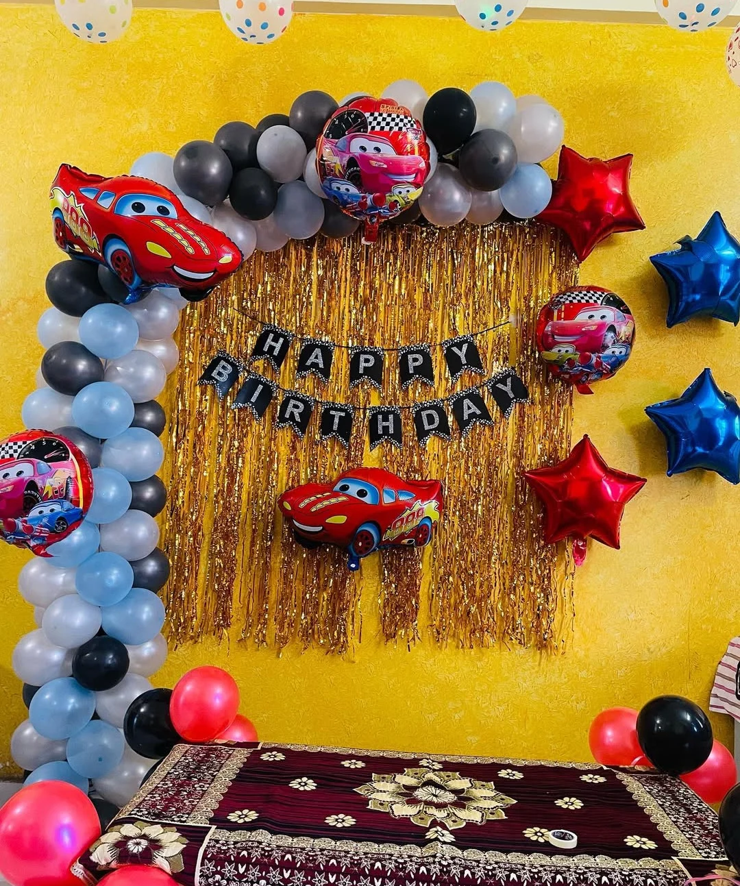 Cars Themed Birthday Decoration