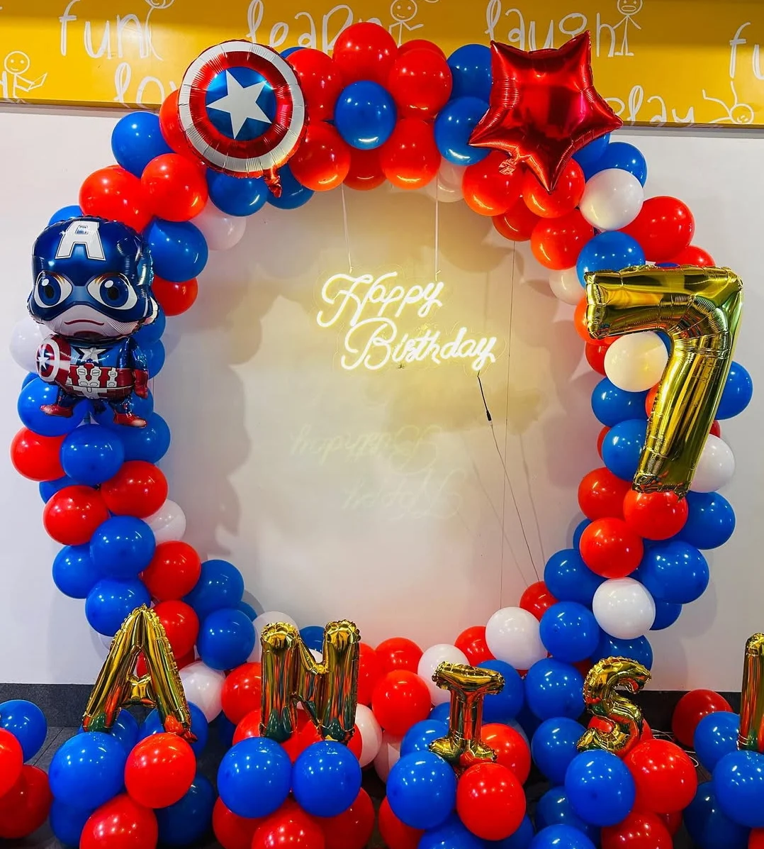 Captain America Superhero Birthday Theme
