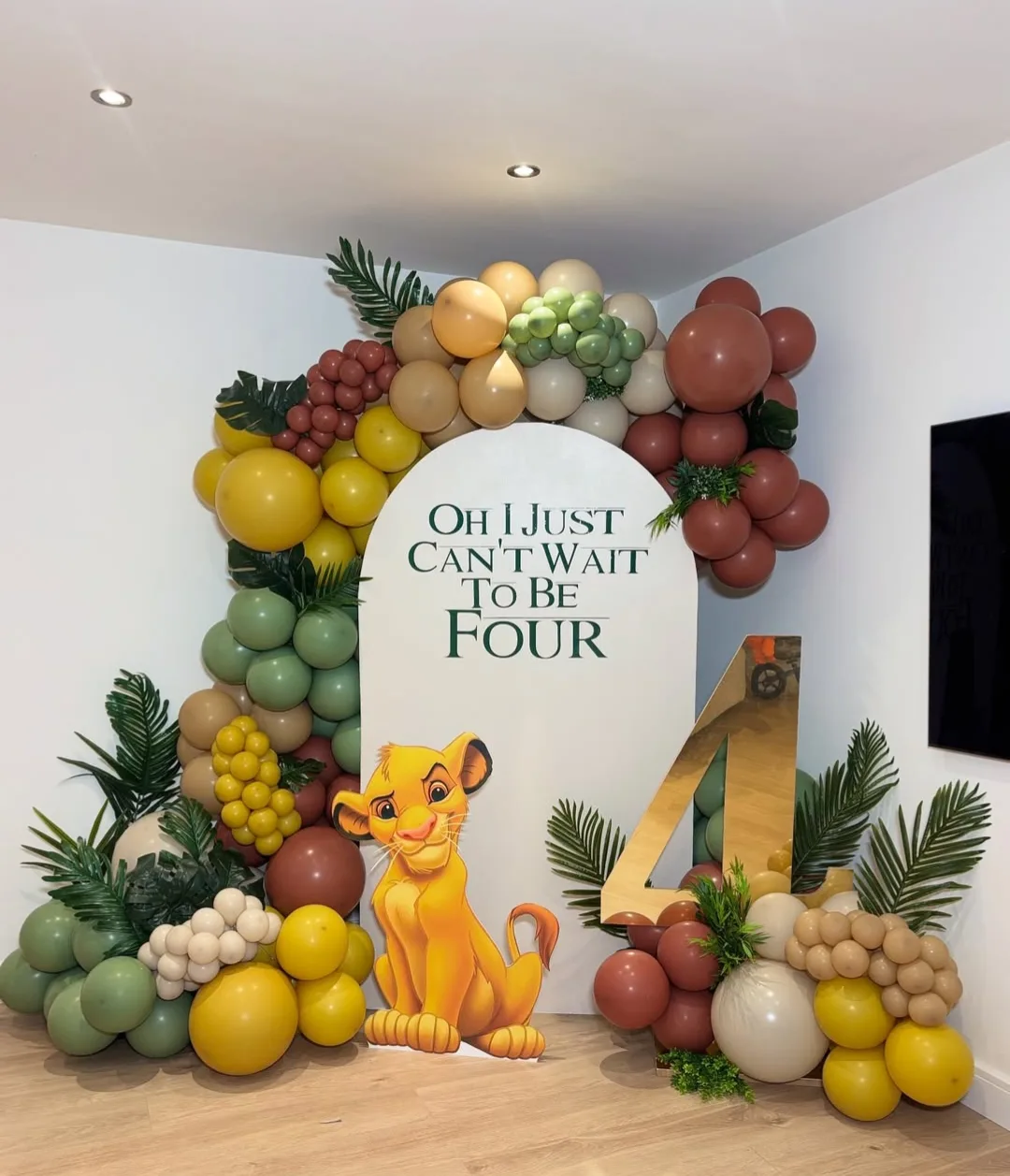 Little Simba Jungle Theme 3rd Birthday