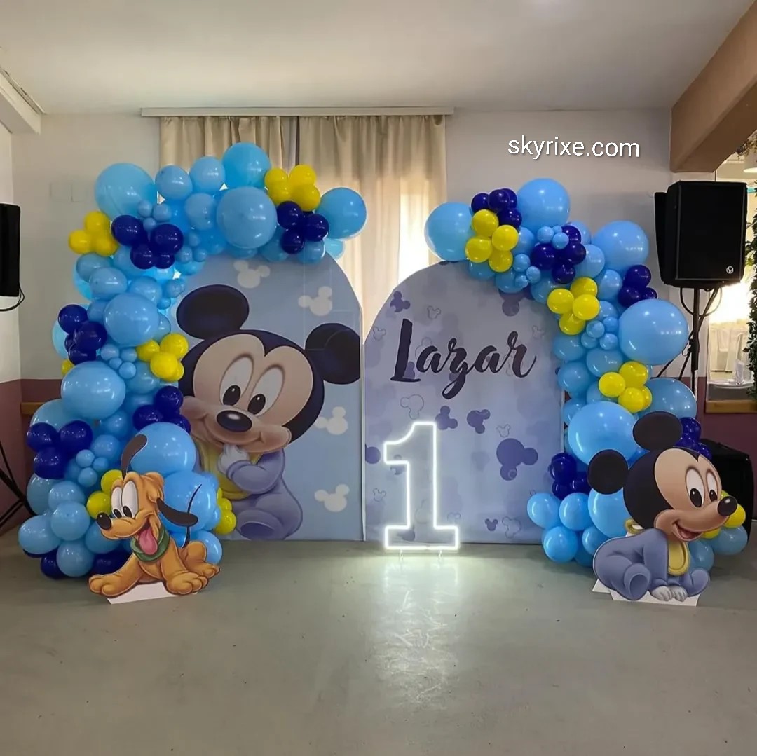 Mickey Theme First Birthday Decoration..